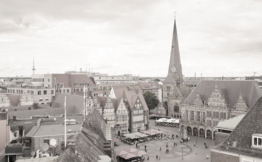 Blick auf den Bremer Marktplatz